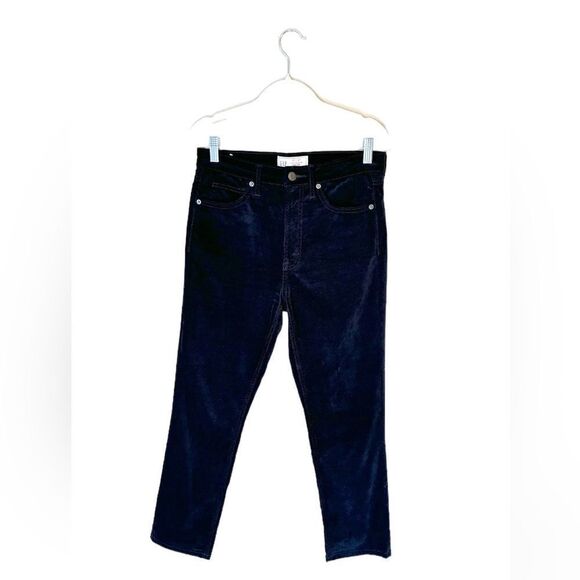 Gap Vintage Velvet Black Jeans Slim High Rise Size 27 - Picture 4 of 13